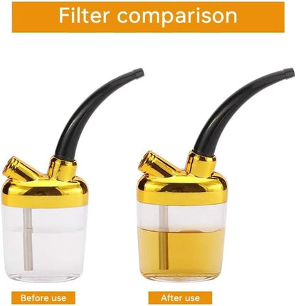 2 In 1 Water Filter Reduce Tar Intake (Protect your Health and Lungs)